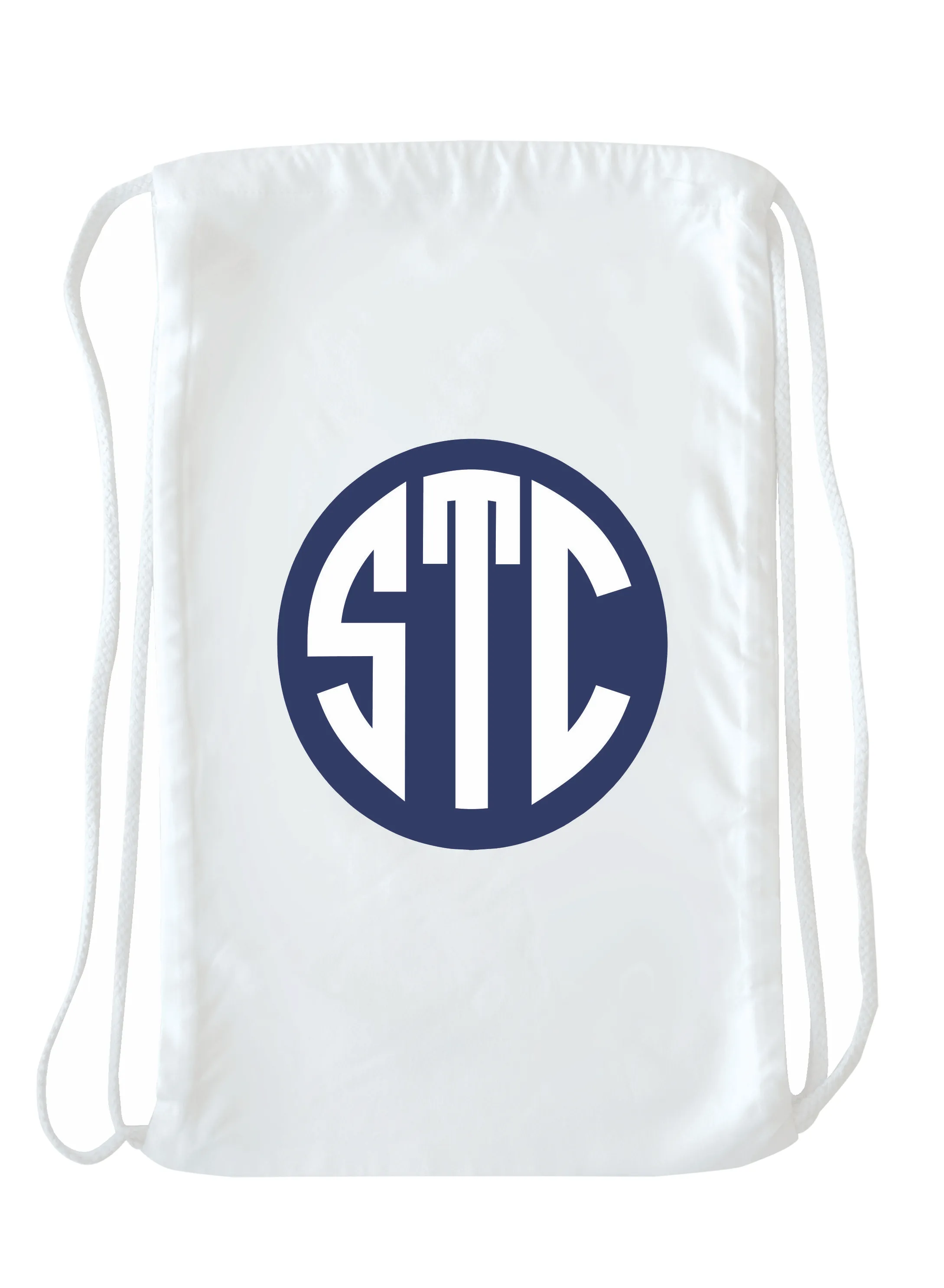 Navy Monogram Bag