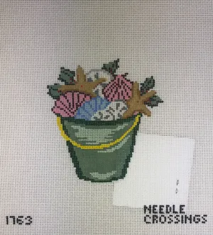 Needle Crossings NC1763 Holly & Shells Bucket