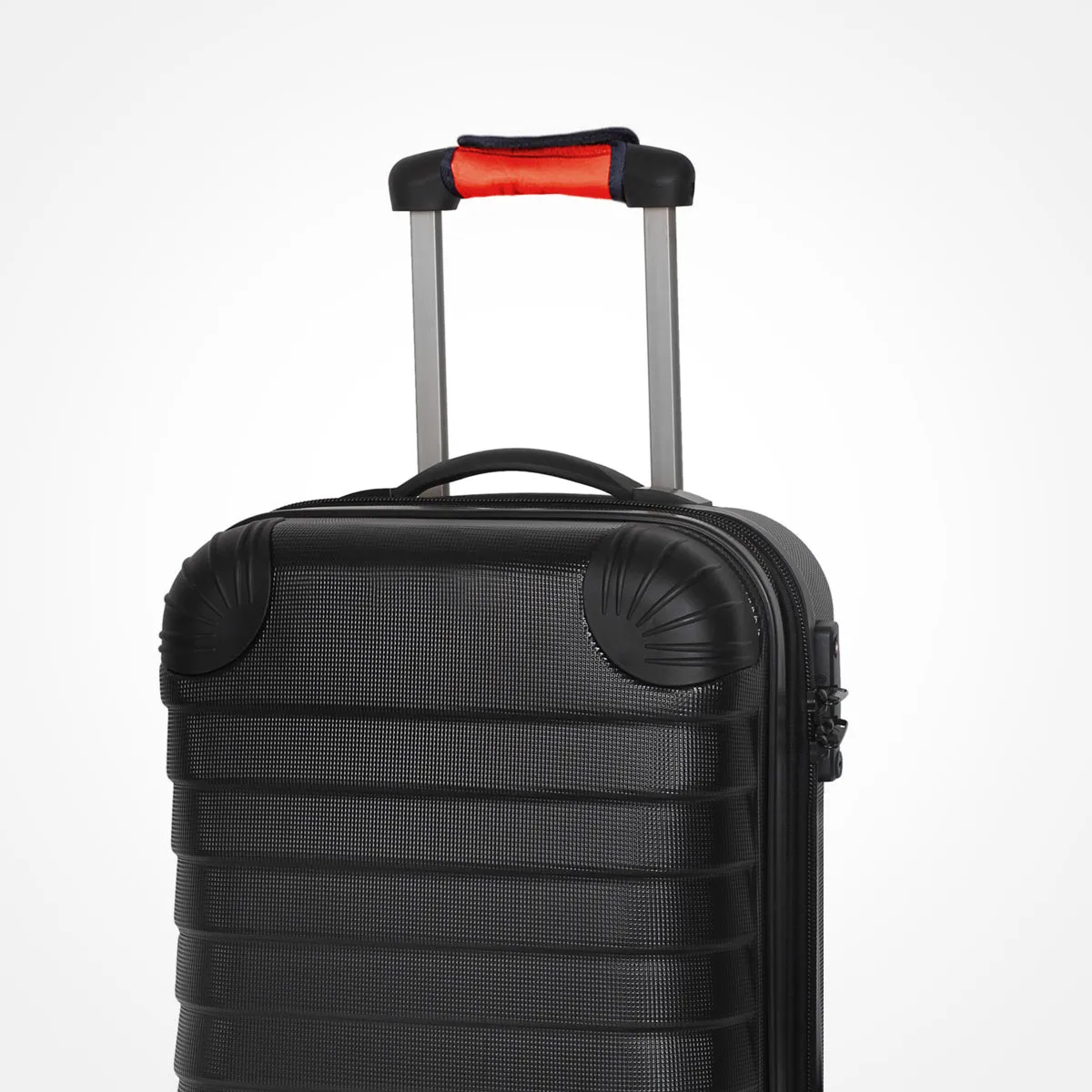 Neoprene Luggage Handle Wrap Grips - 4 Pack - Black, Blue, Red or Yellow