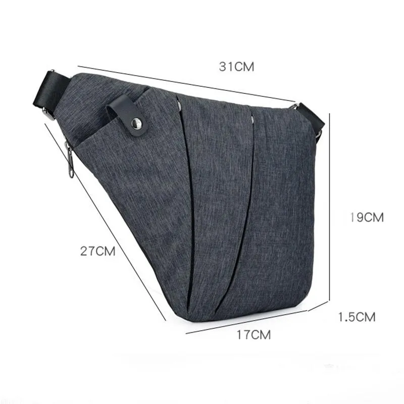 New Dark Gray Casual Nylon Cross body Bags Shoulder Bag
