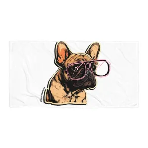 New Frenchie Beach Towel