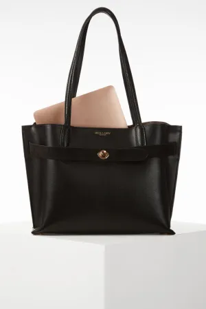 Oriana Black Laptop Tote