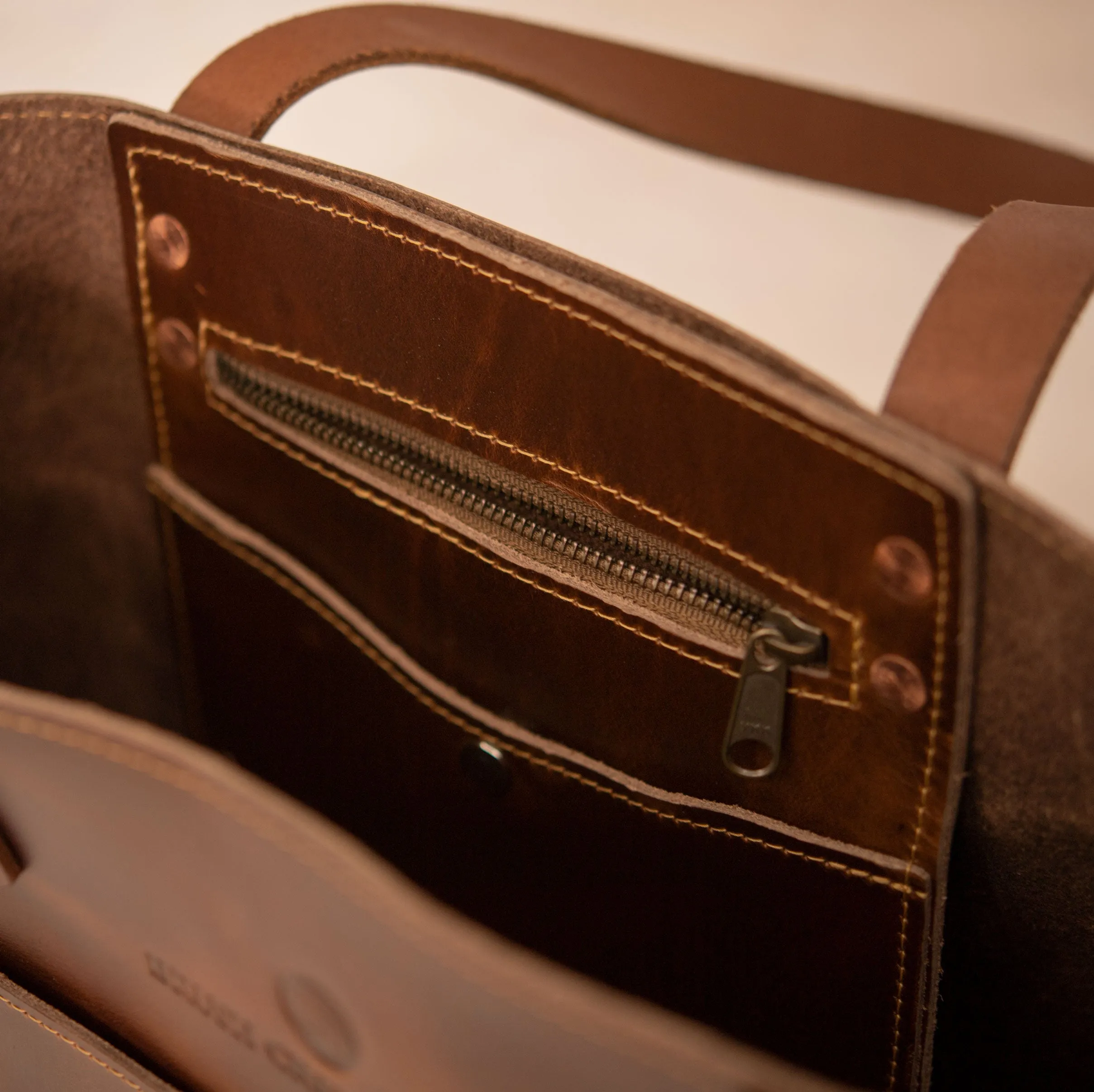 Oxford Leather Tote