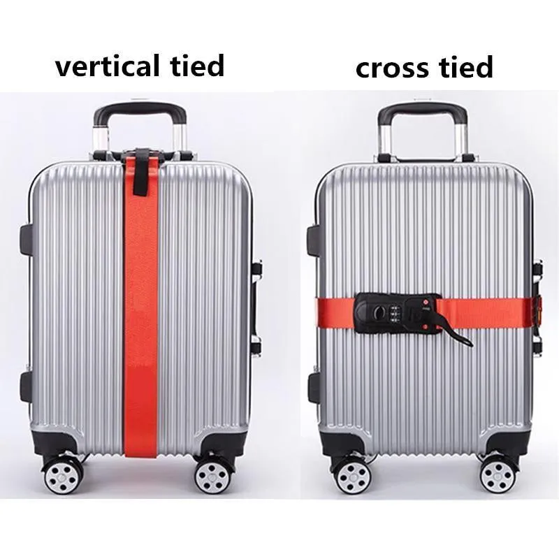 Password Wheel and Electronic Scale Monitor Luggage Strap