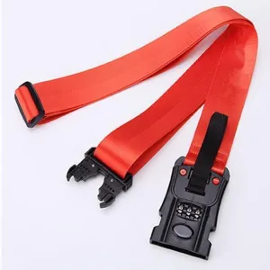 Password Wheel and Electronic Scale Monitor Luggage Strap
