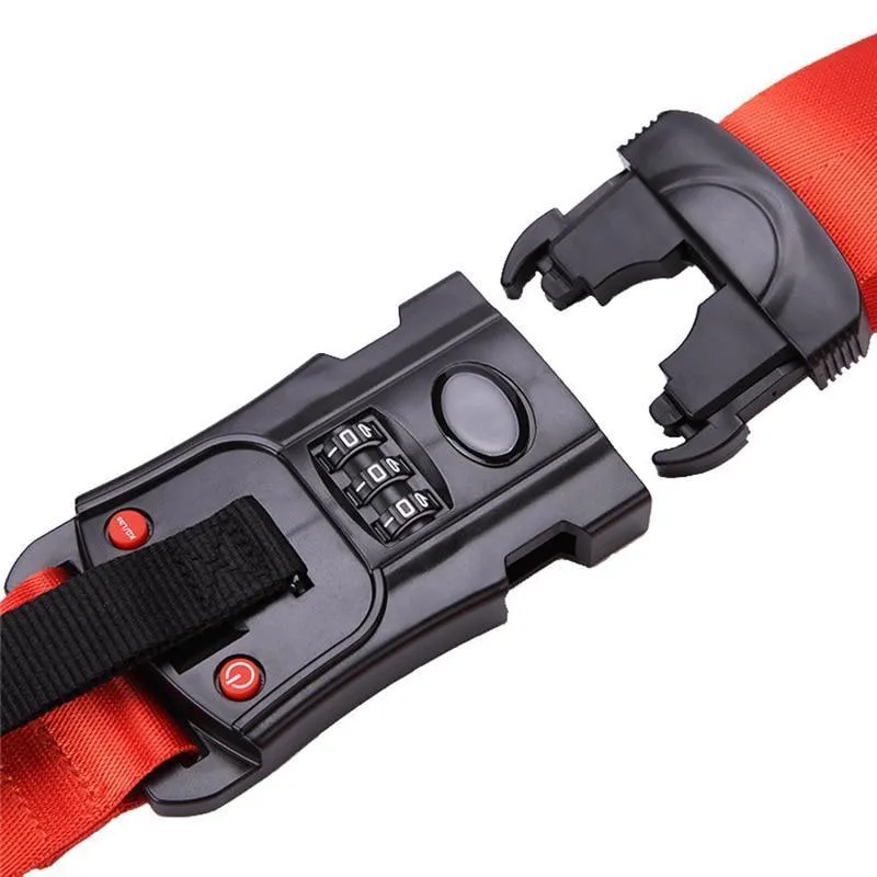 Password Wheel and Electronic Scale Monitor Luggage Strap