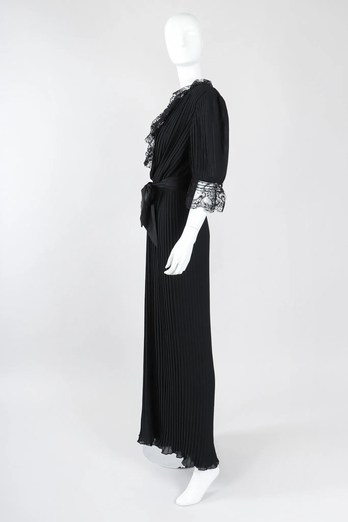 Pleated Negligée Jumpsuit