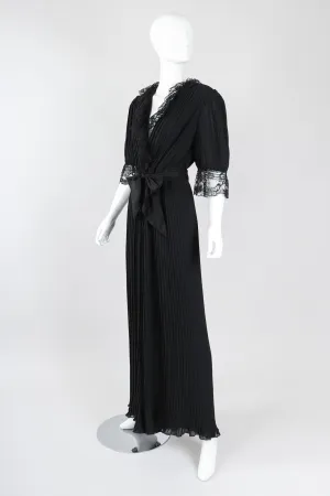 Pleated Negligée Jumpsuit
