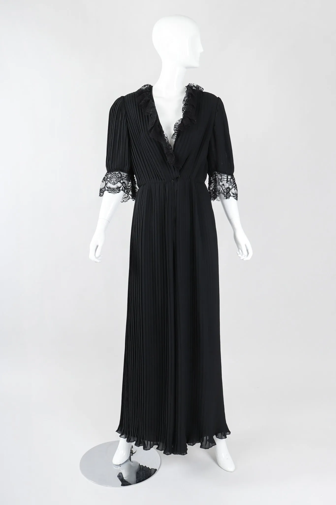 Pleated Negligée Jumpsuit