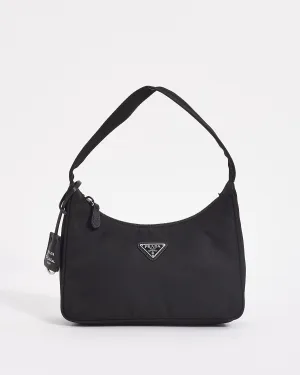 Prada Black Nylon Re-Edition 2005 Re-Nylon Mini Bag