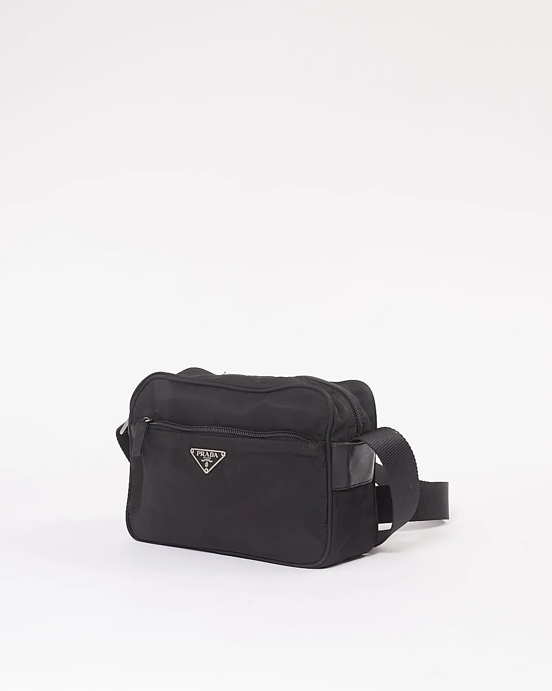 Prada Black Nylon Tessuto Camera Bag