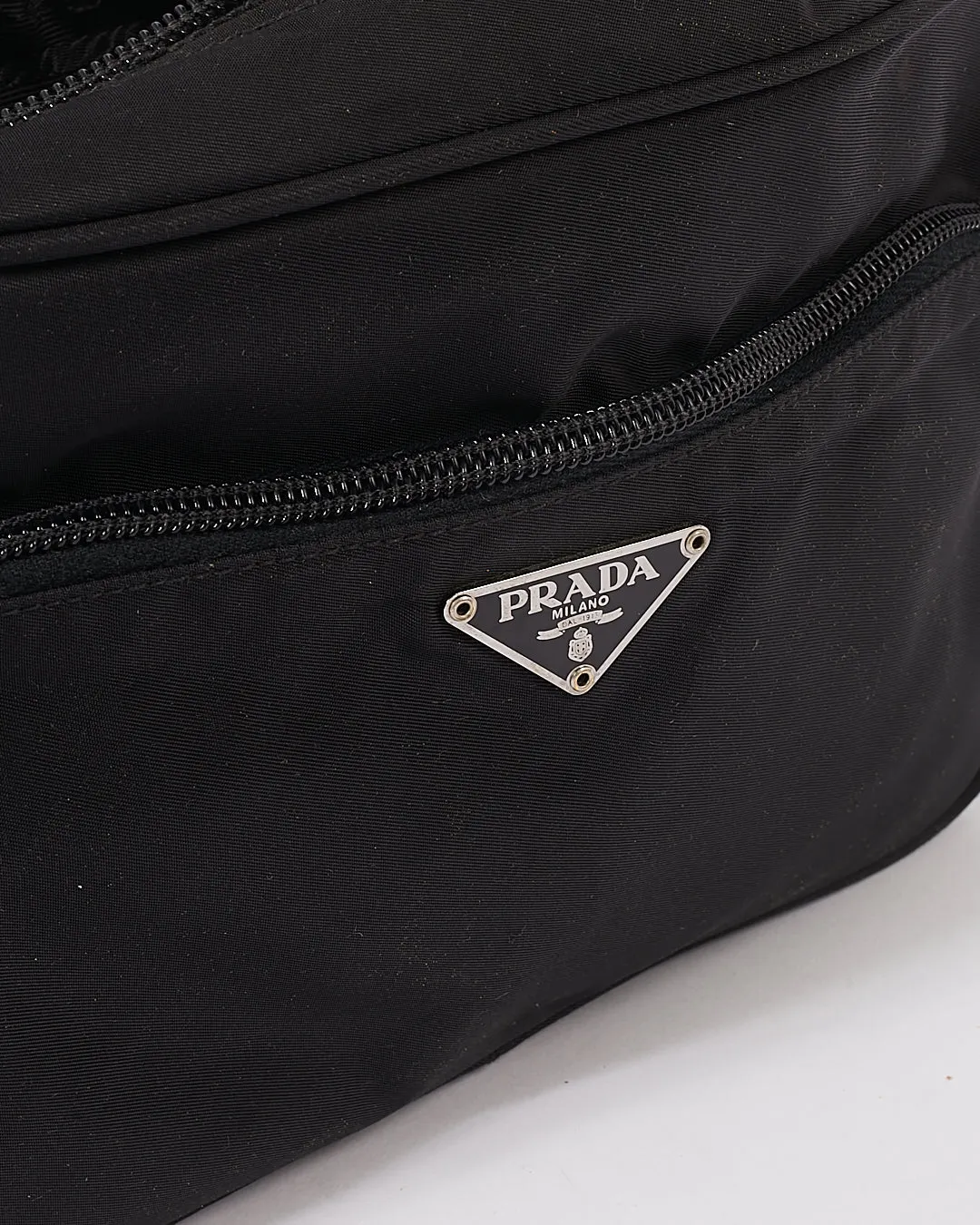 Prada Black Nylon Tessuto Camera Bag