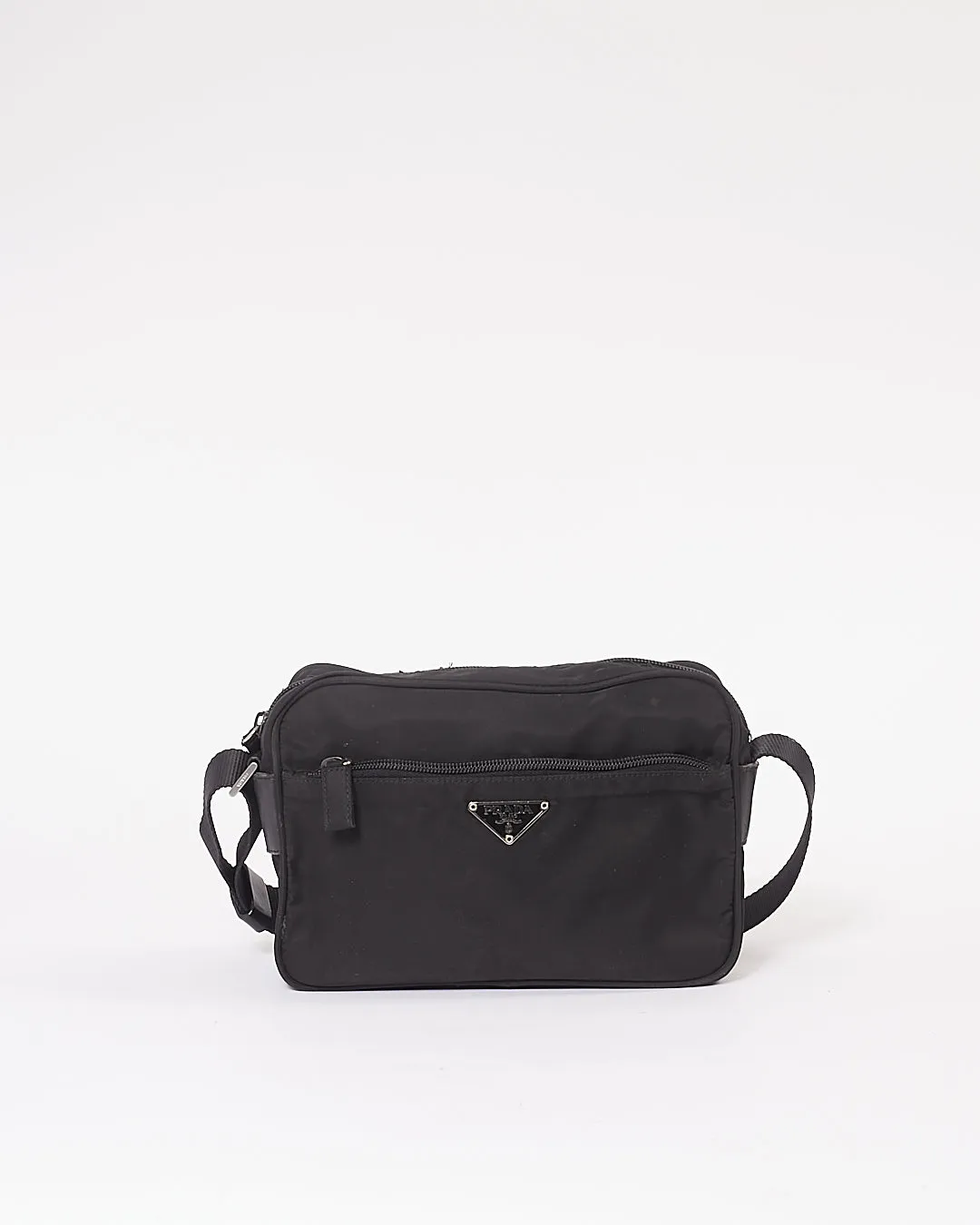 Prada Black Nylon Tessuto Camera Bag