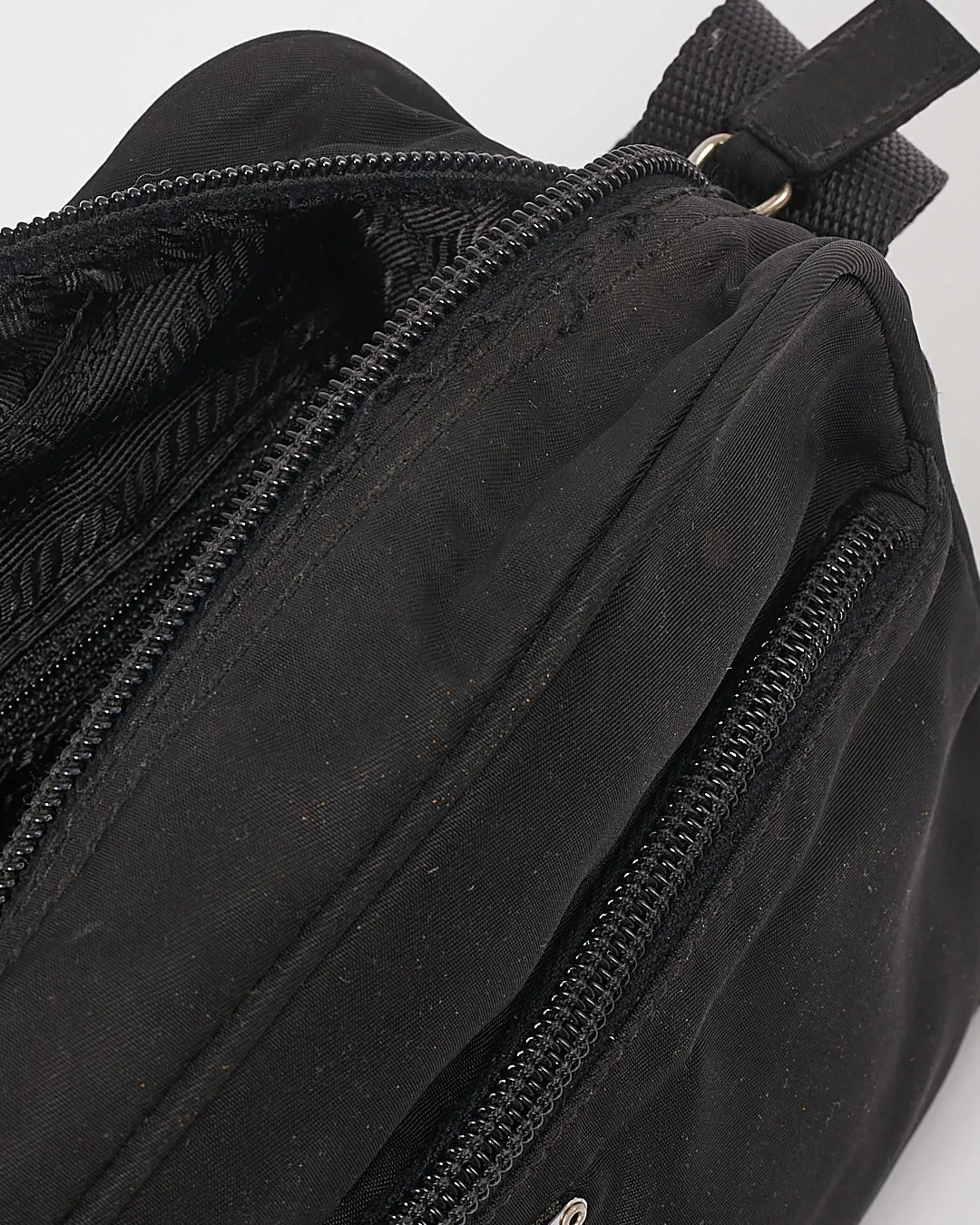 Prada Black Nylon Tessuto Camera Bag