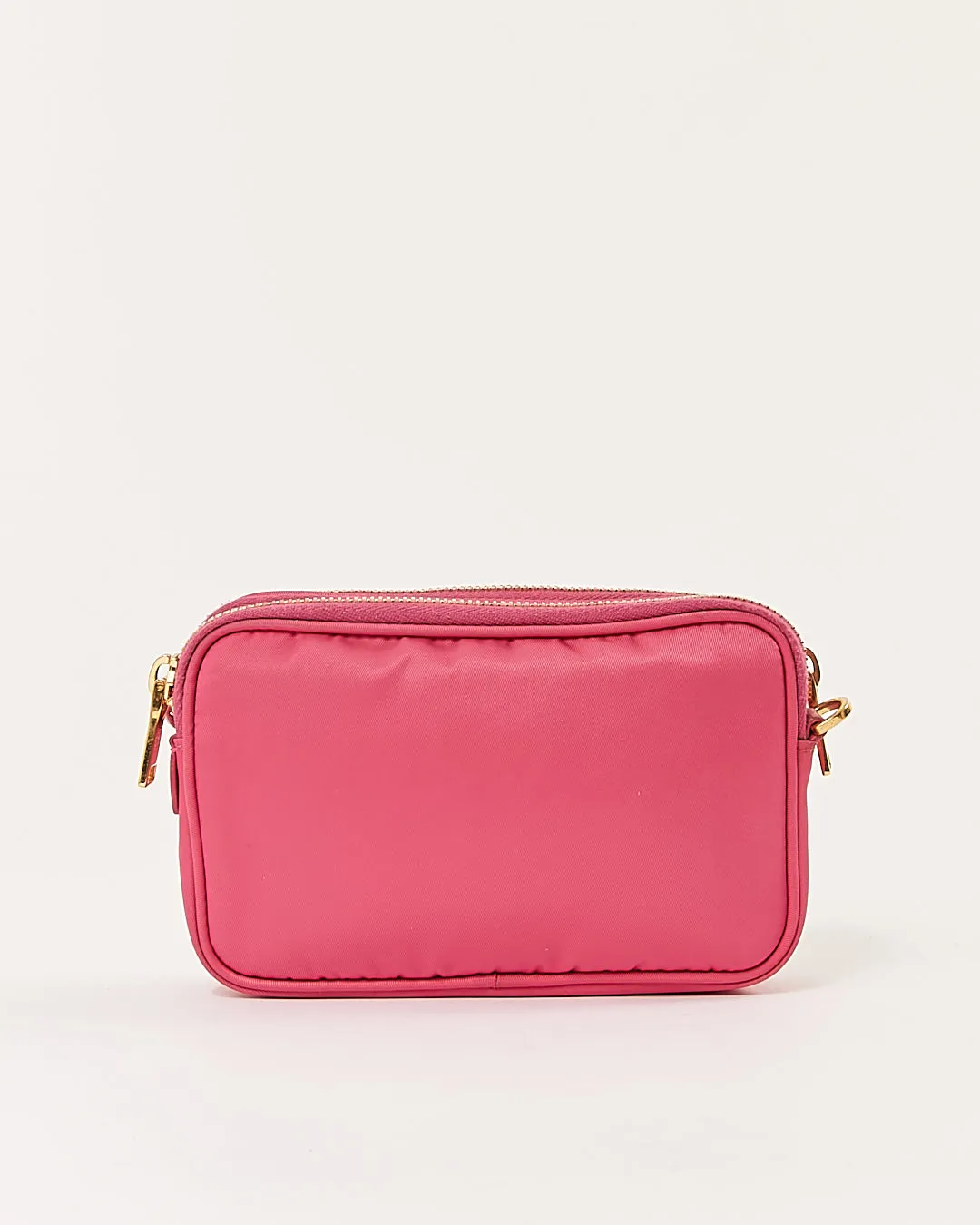 Prada Pink Nylon Tessuto Mini Crossbody Bag