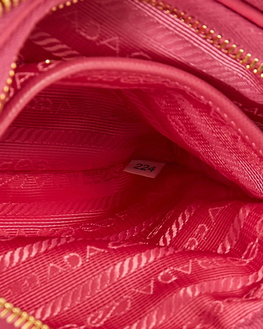 Prada Pink Nylon Tessuto Mini Crossbody Bag