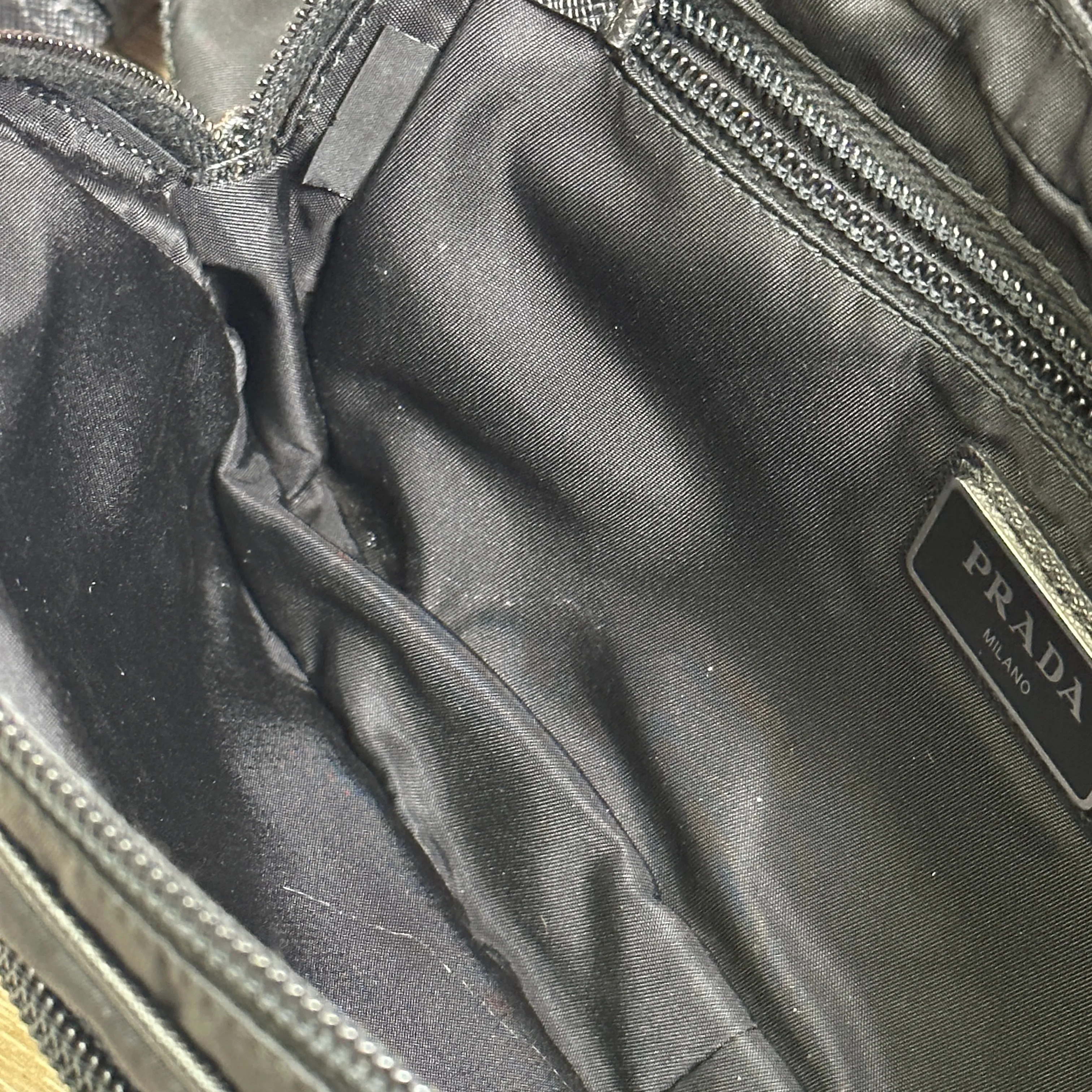 Prada Re-Nylon and Saffiano Leather Belt Bag