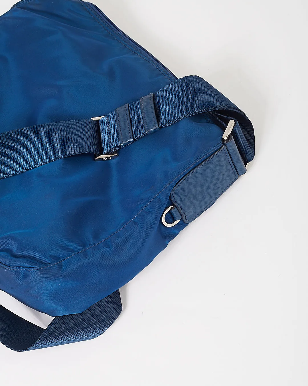 Prada Royal Blue Nylon Tessuto Messenger Bag