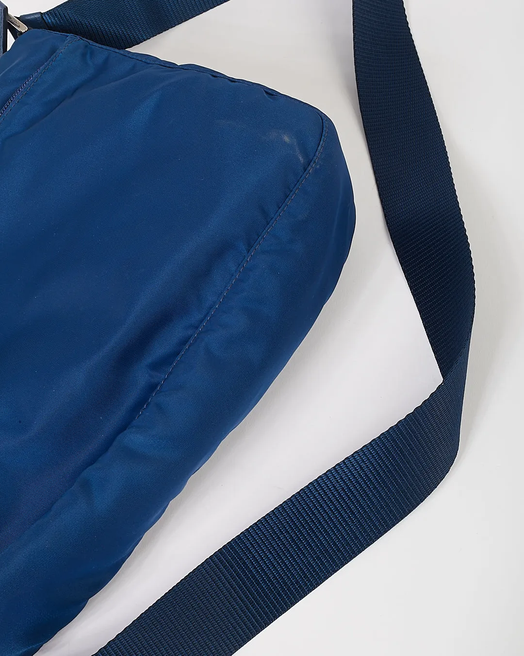 Prada Royal Blue Nylon Tessuto Messenger Bag
