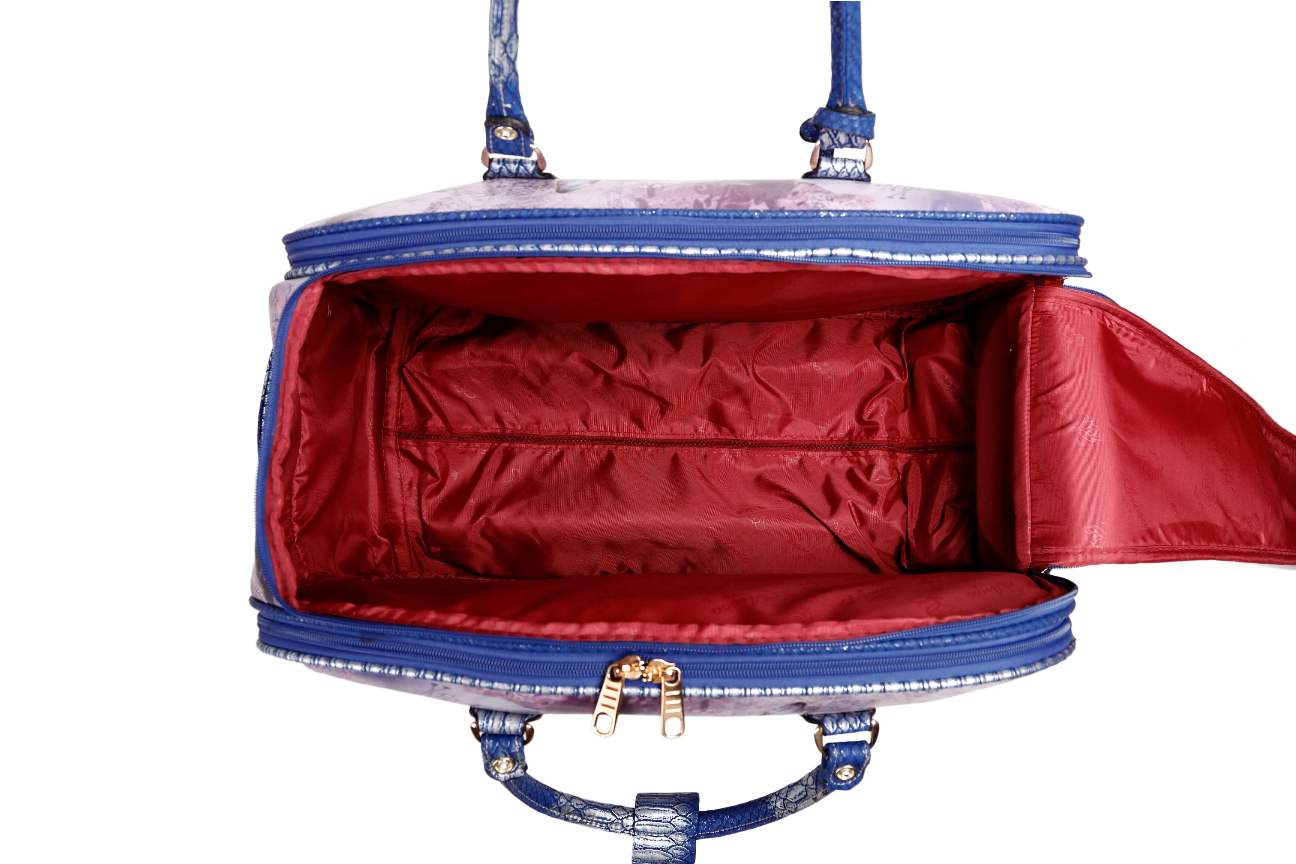 Princess Mera Large Rolling Duffel 2pcs/Set Travel Bag [BCD6988-6977]