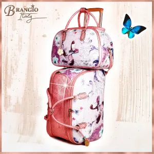 Princess Mera Large Rolling Duffel 2pcs/Set Travel Bag [BCD6988-6977]