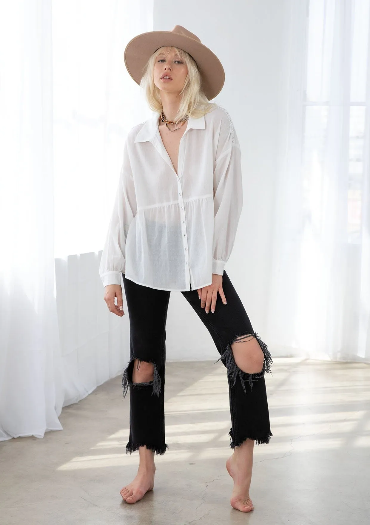 Promise You Lace Shirt