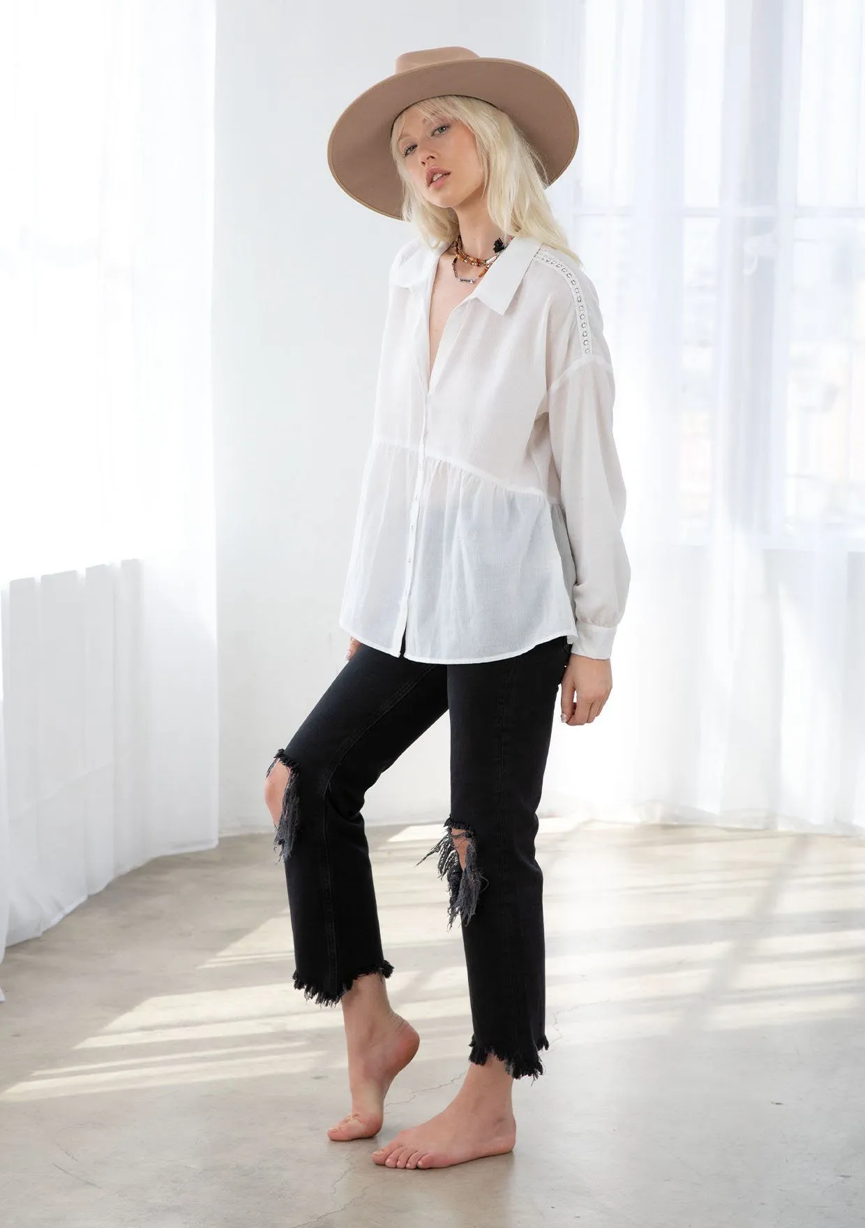 Promise You Lace Shirt