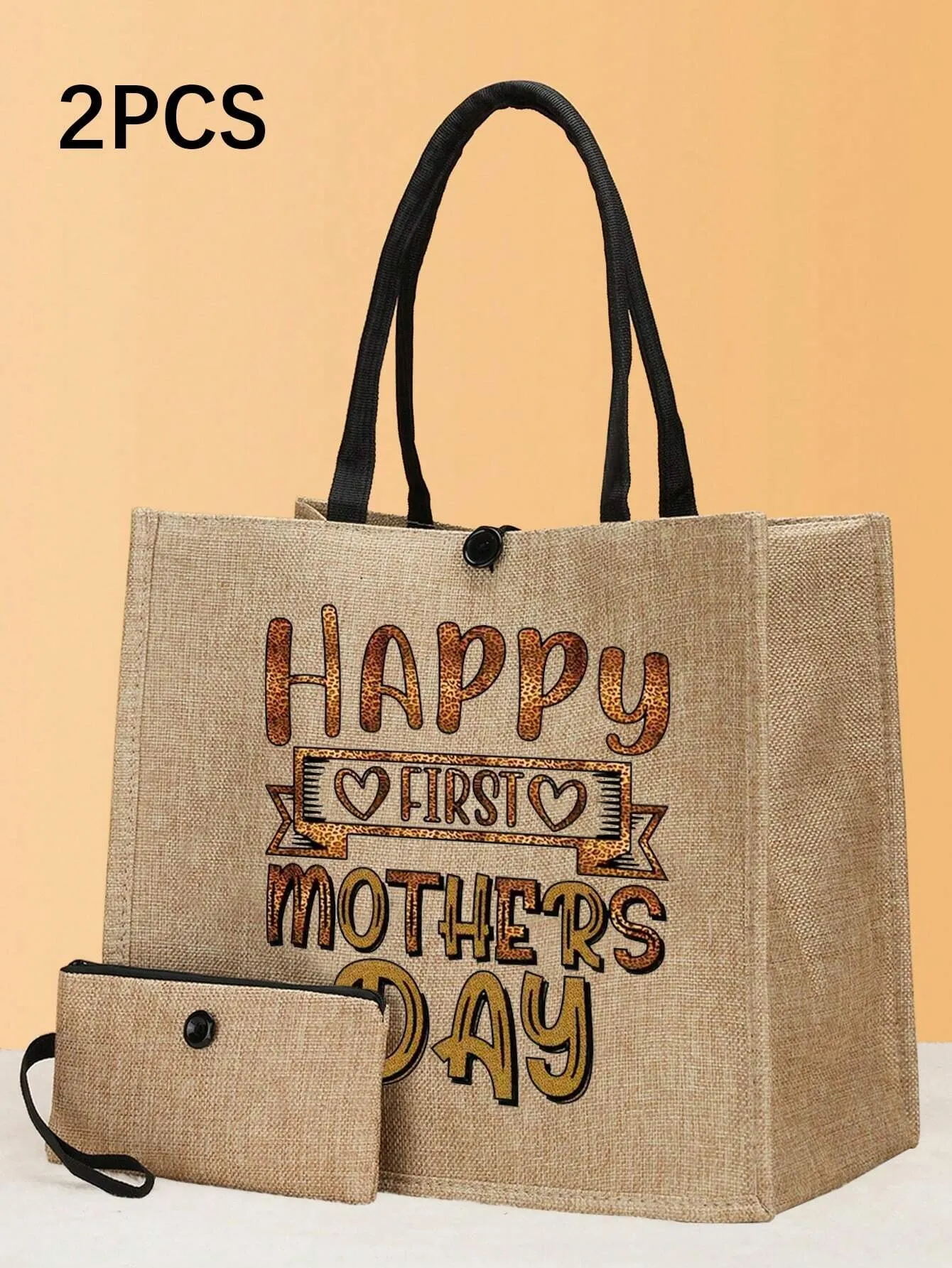 "Explore & Carry: 2pc Casual Canvas Tote Set for Everyday Adventures In Faith"