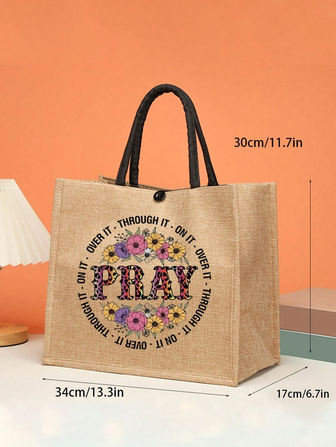 "Explore & Carry: 2pc Casual Canvas Tote Set for Everyday Adventures In Faith"