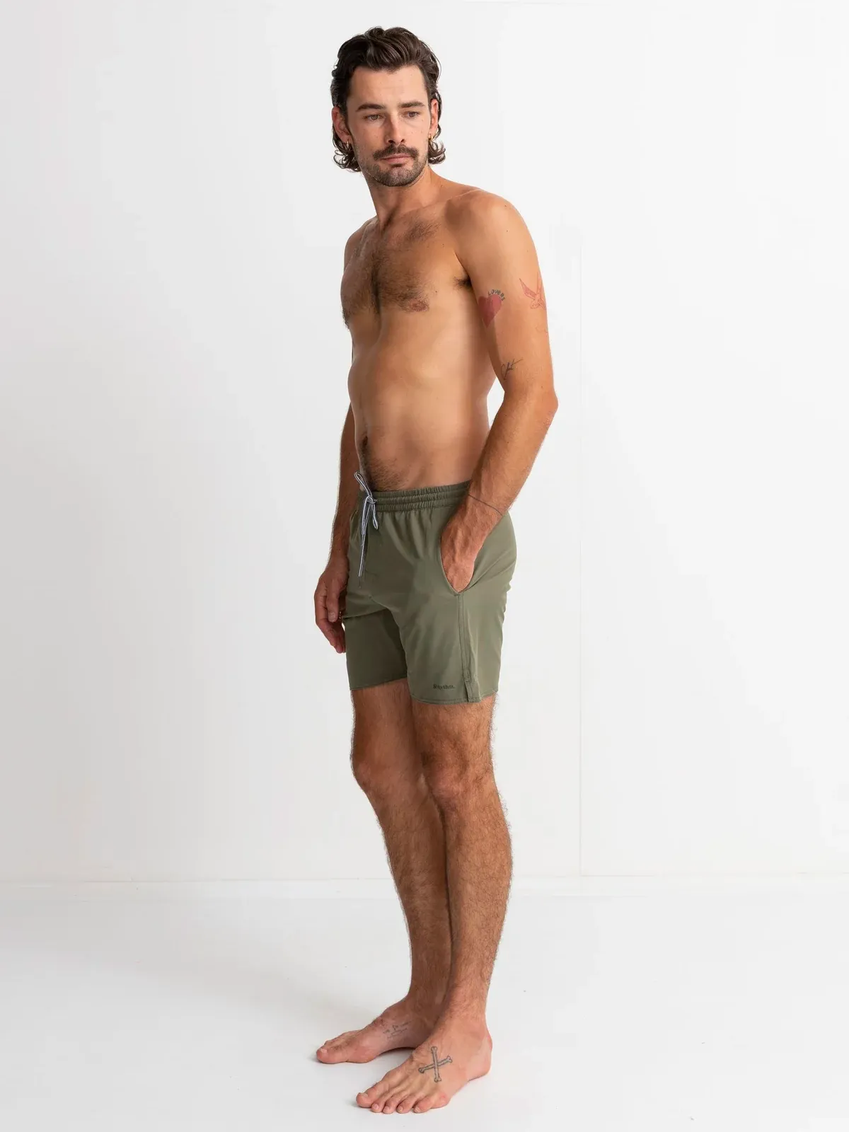 Rhythm Classic Beach Short - Olive
