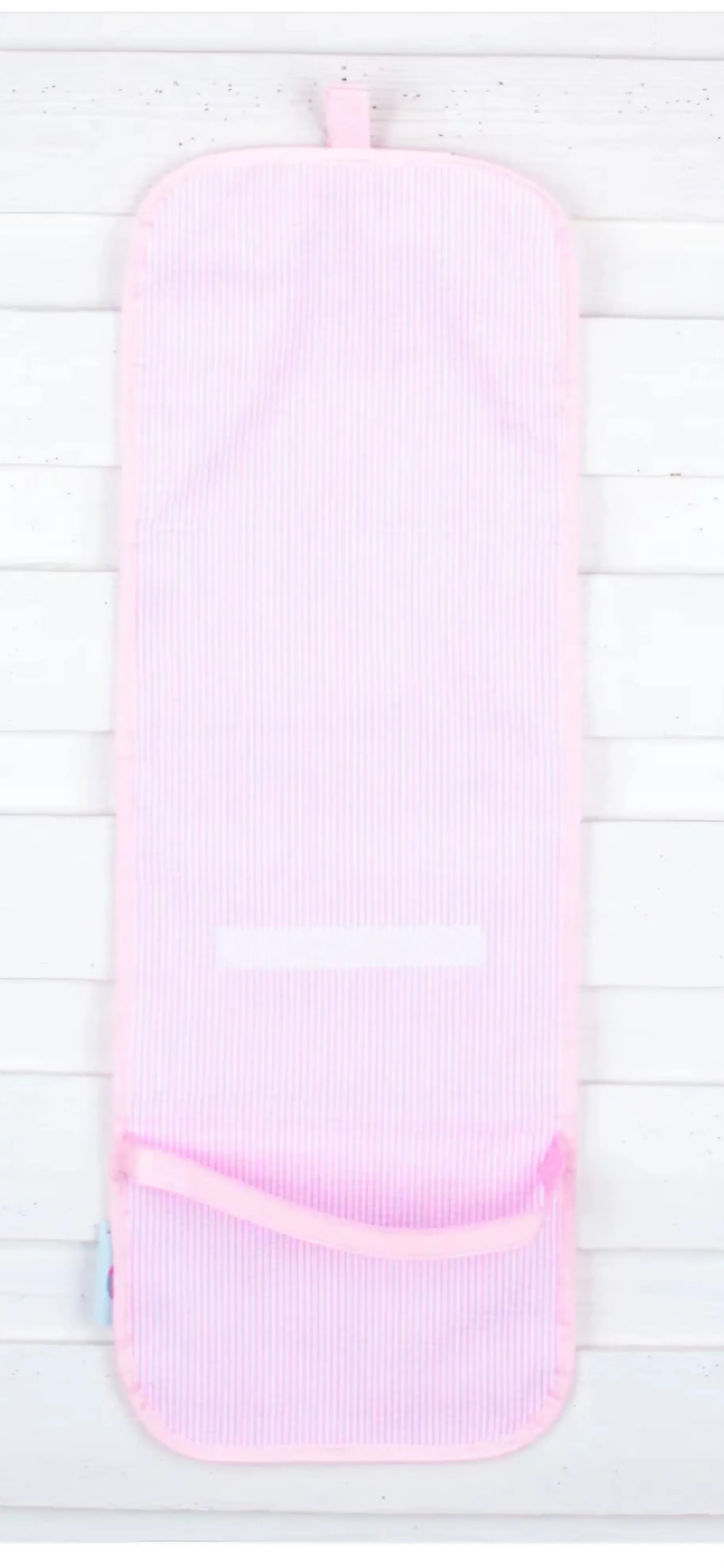 Seersucker Hang Around Trifold Toiletry Bags