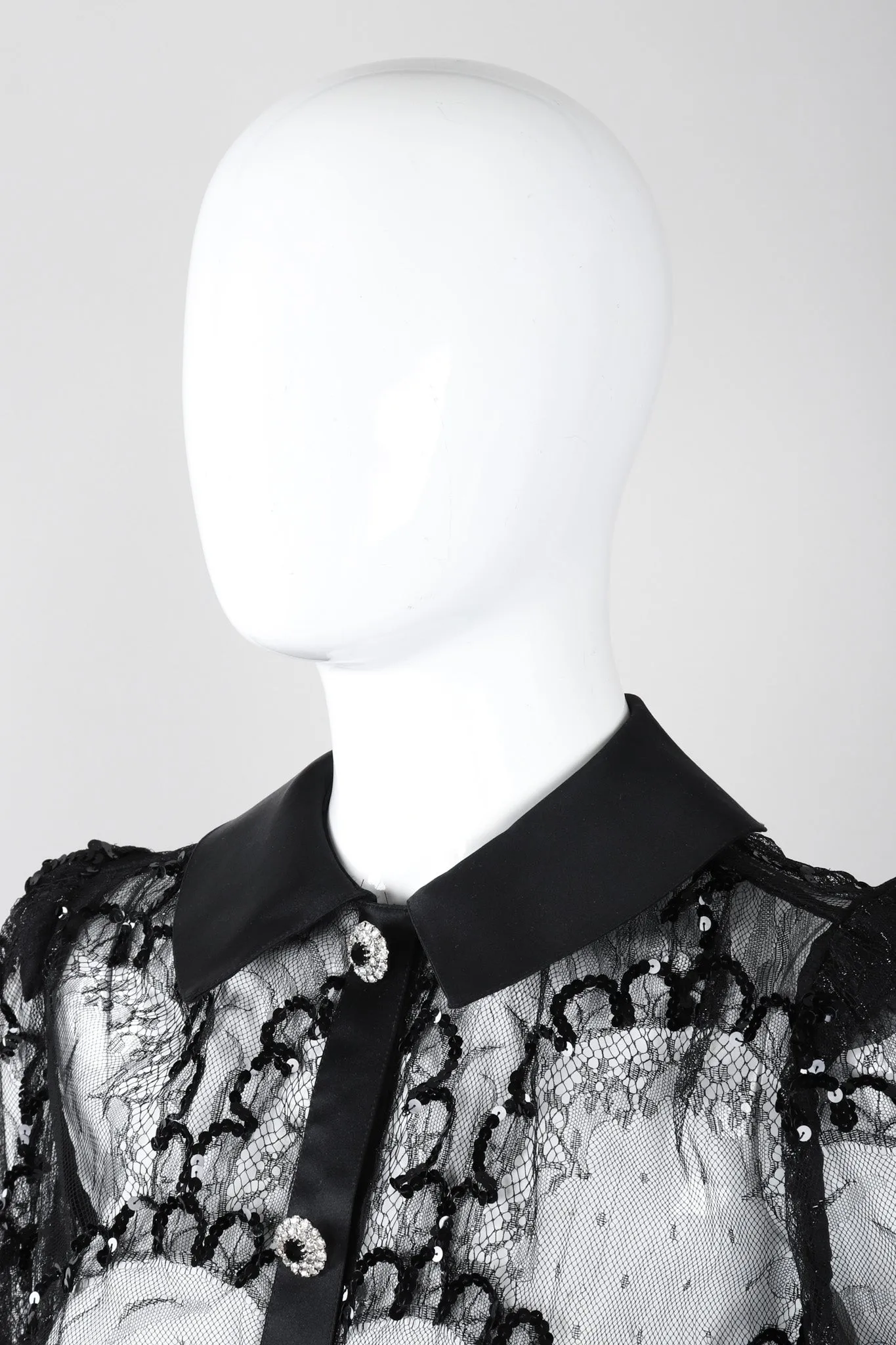 Sequin Mesh Lace Top