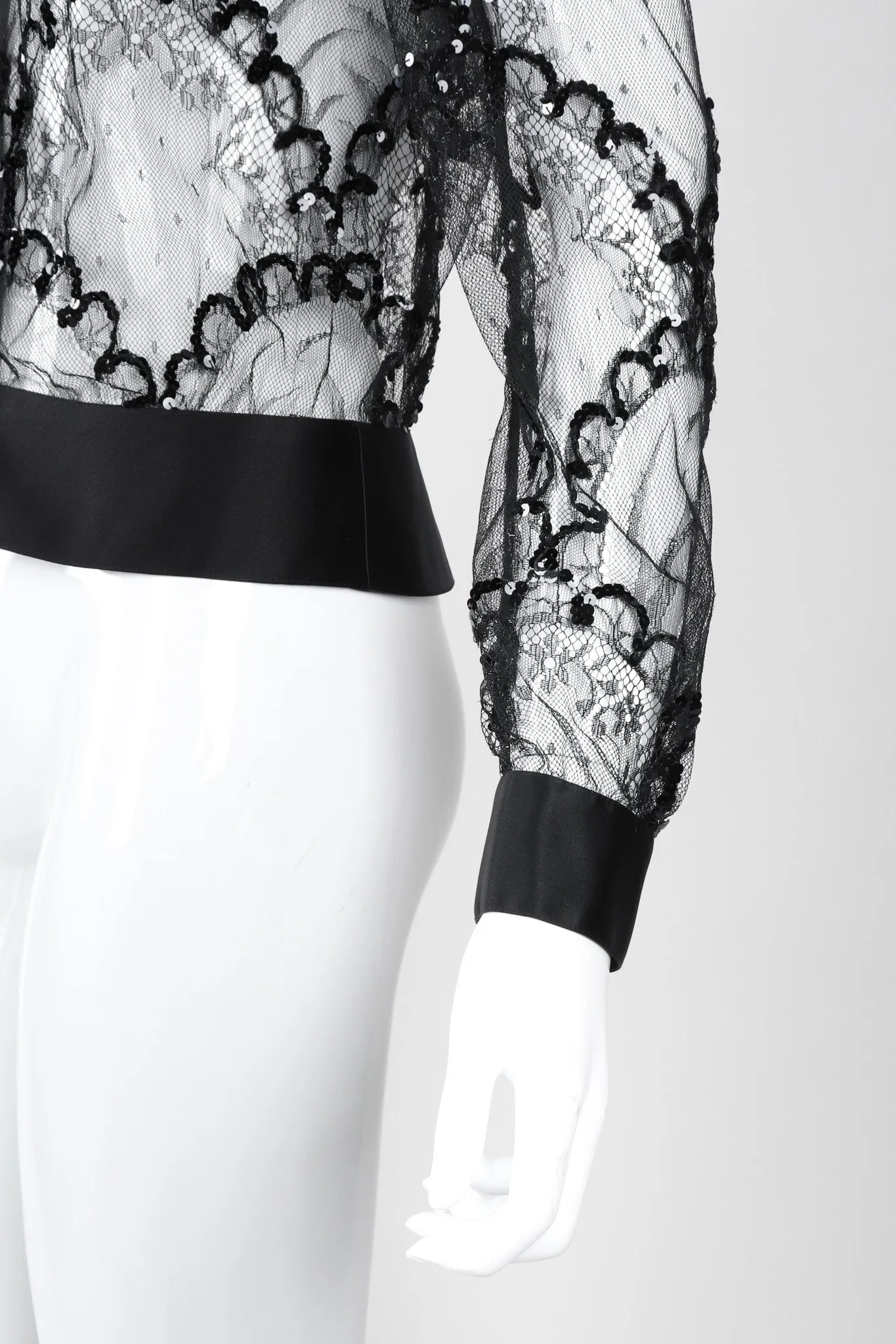 Sequin Mesh Lace Top