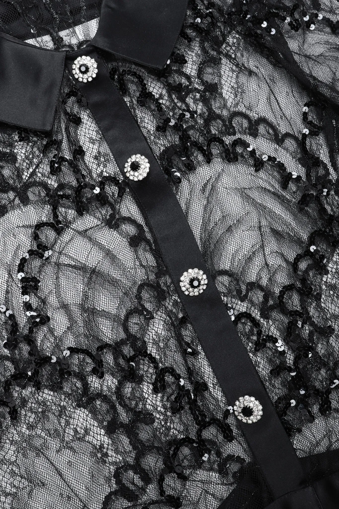 Sequin Mesh Lace Top