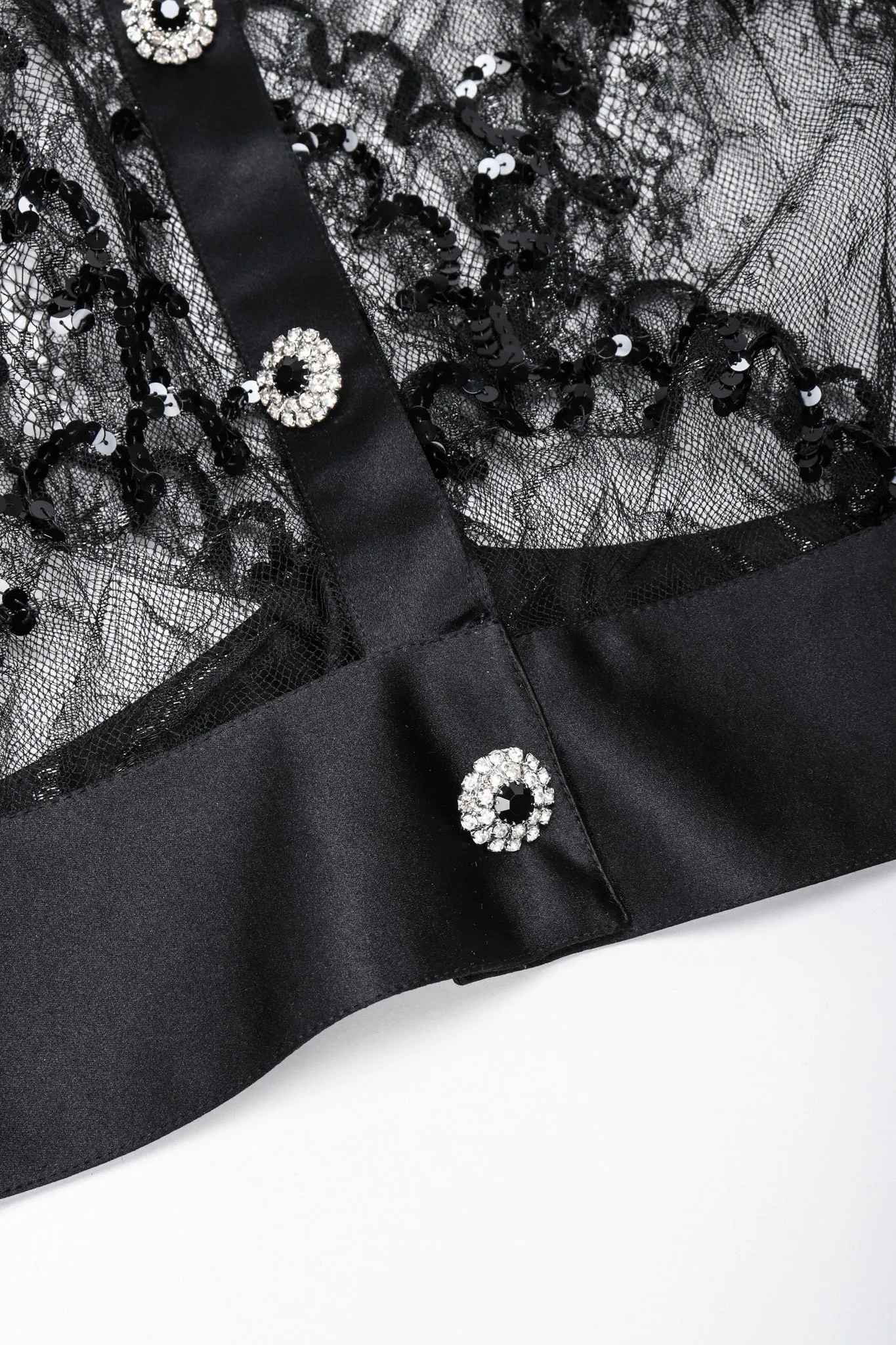 Sequin Mesh Lace Top