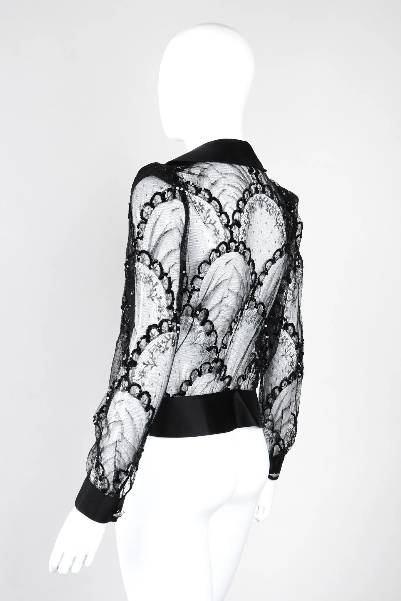 Sequin Mesh Lace Top