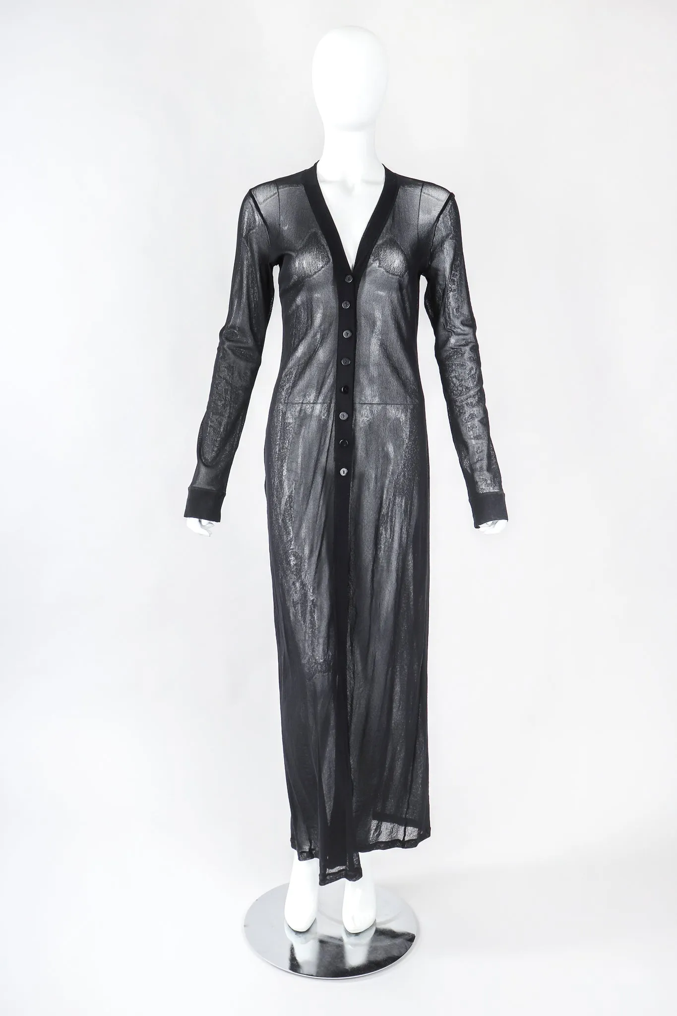 Sheer Mesh Duster