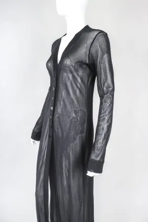 Sheer Mesh Duster
