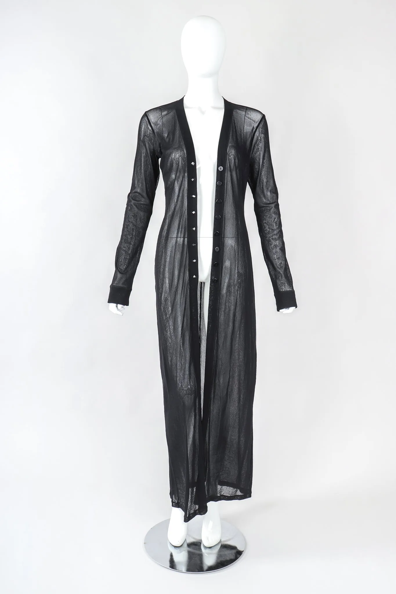 Sheer Mesh Duster