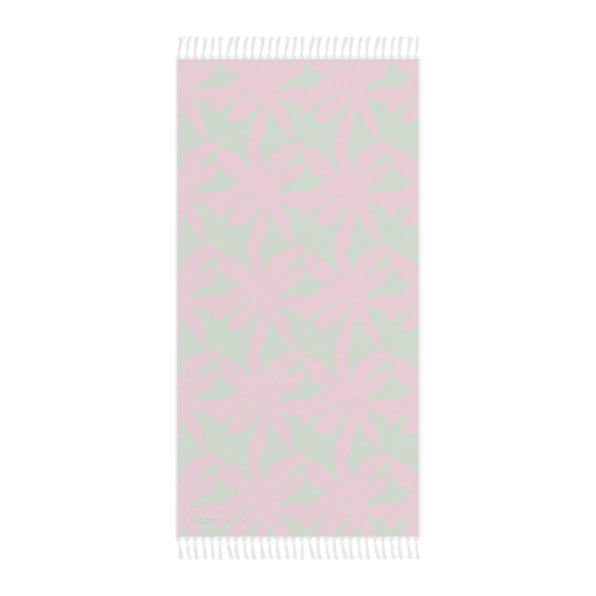 Shelbi Nicole Green Boho Beach Towel