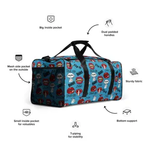 Shhhut Up Duffel bag - Blue