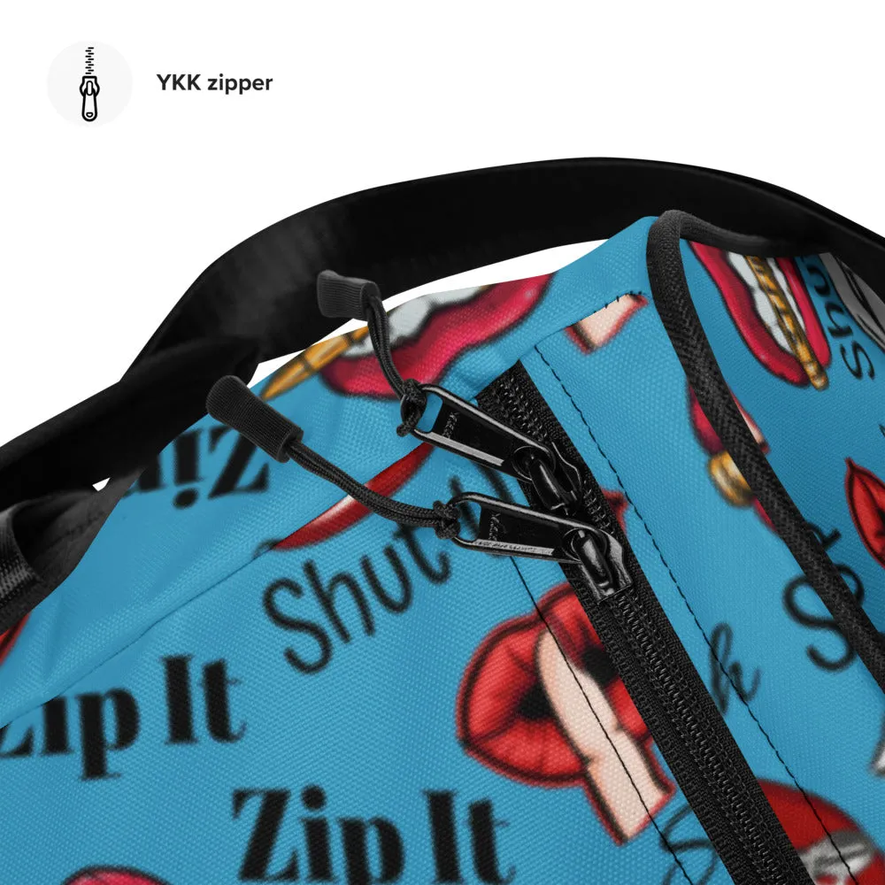 Shhhut Up Duffel bag - Blue
