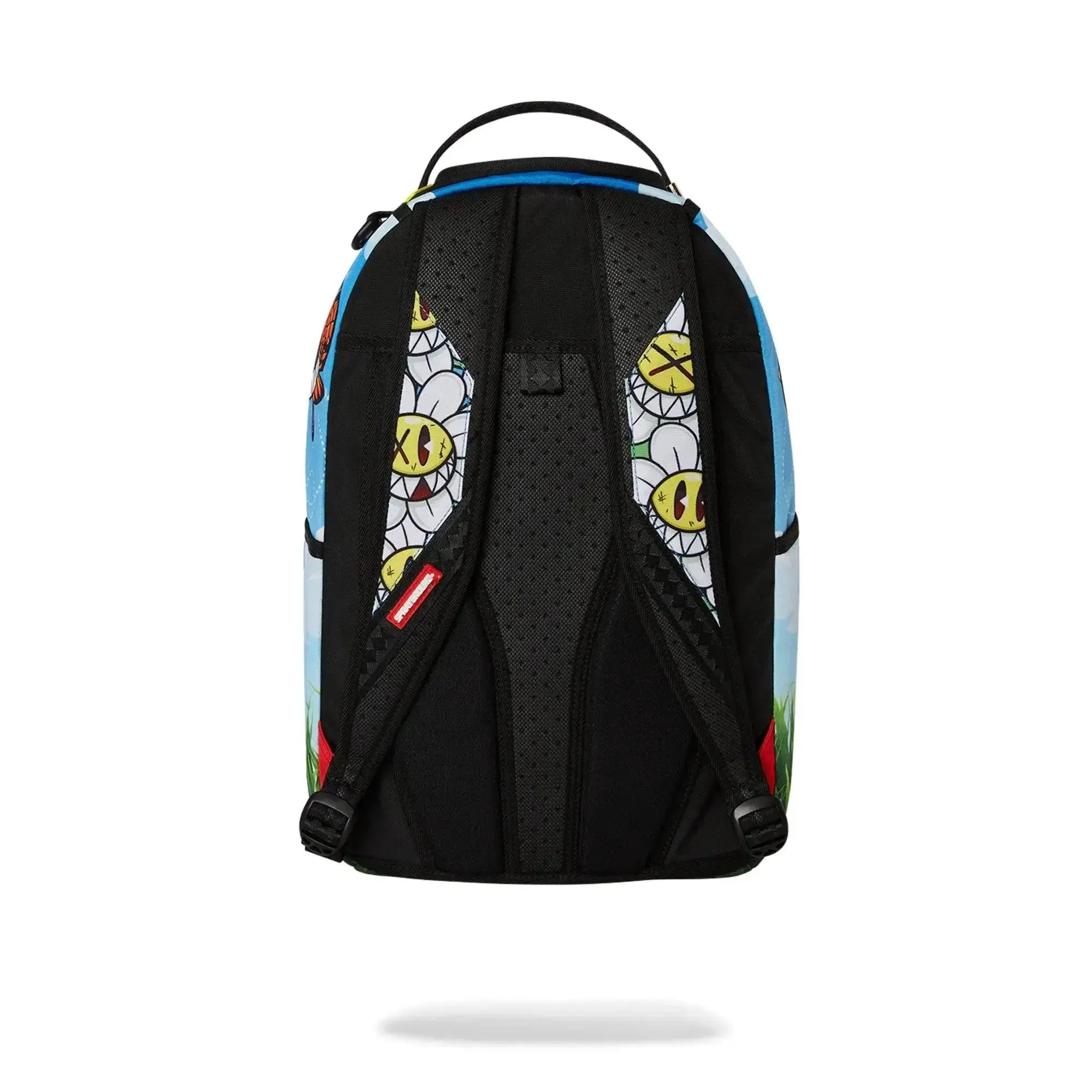 SprayGround Men Crazy Daisies Backpack Spring 2025 (Blue yellow Multi)