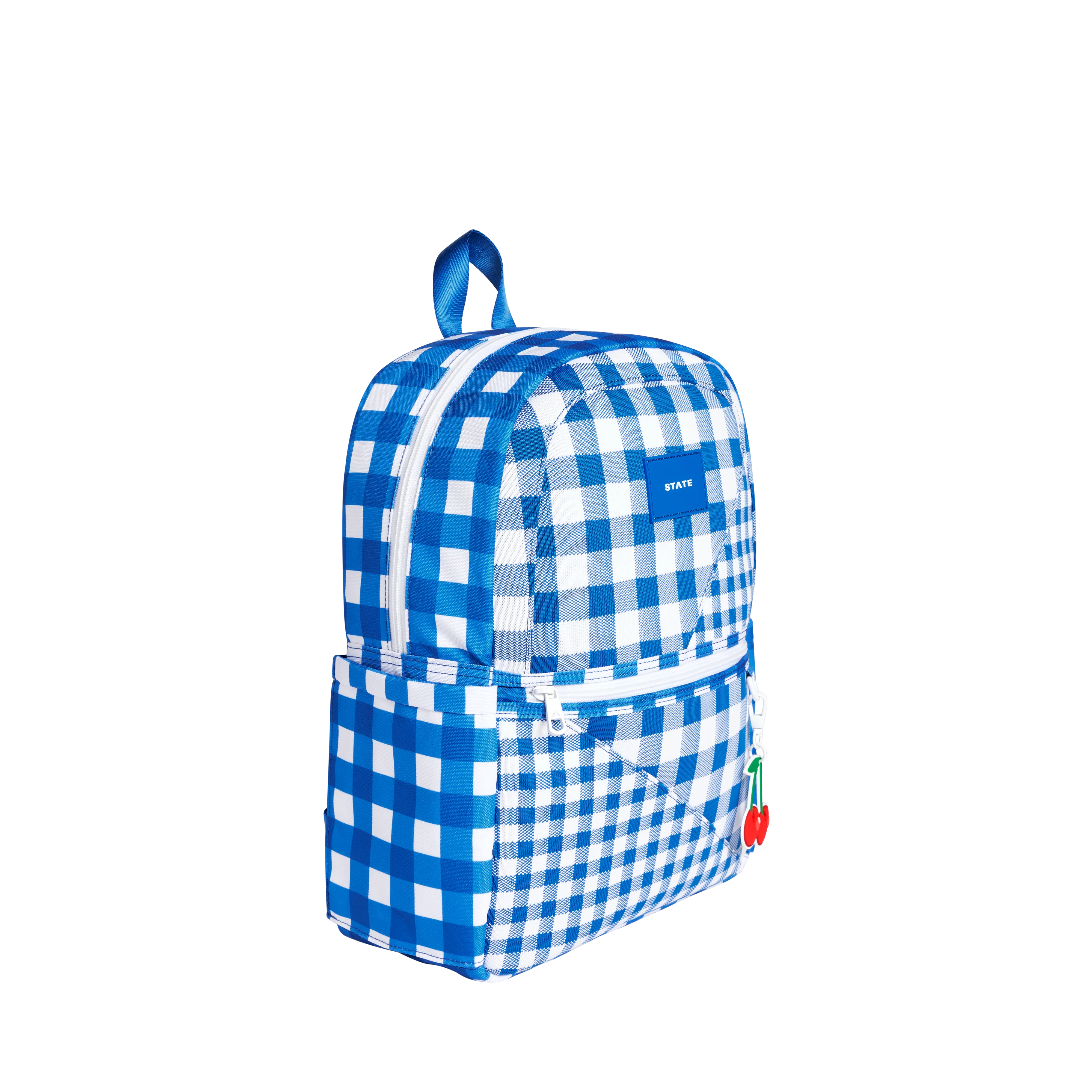 State Bags Kane Kids Backpack - Blue Gingham