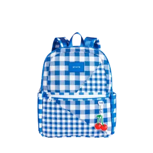 State Bags Kane Kids Backpack - Blue Gingham