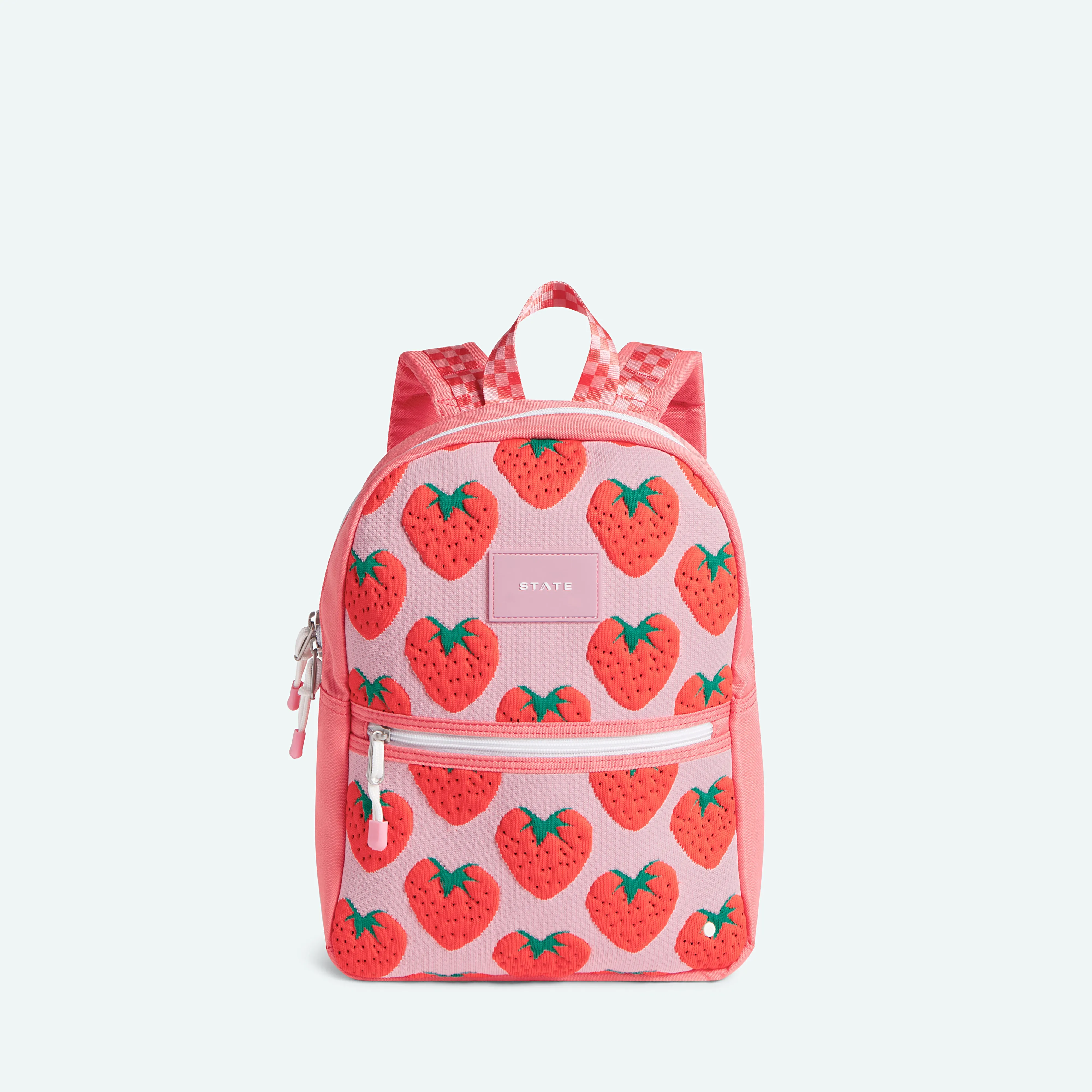 State Bags Kane Kids Mini Backpack - Strawberry Intarsia
