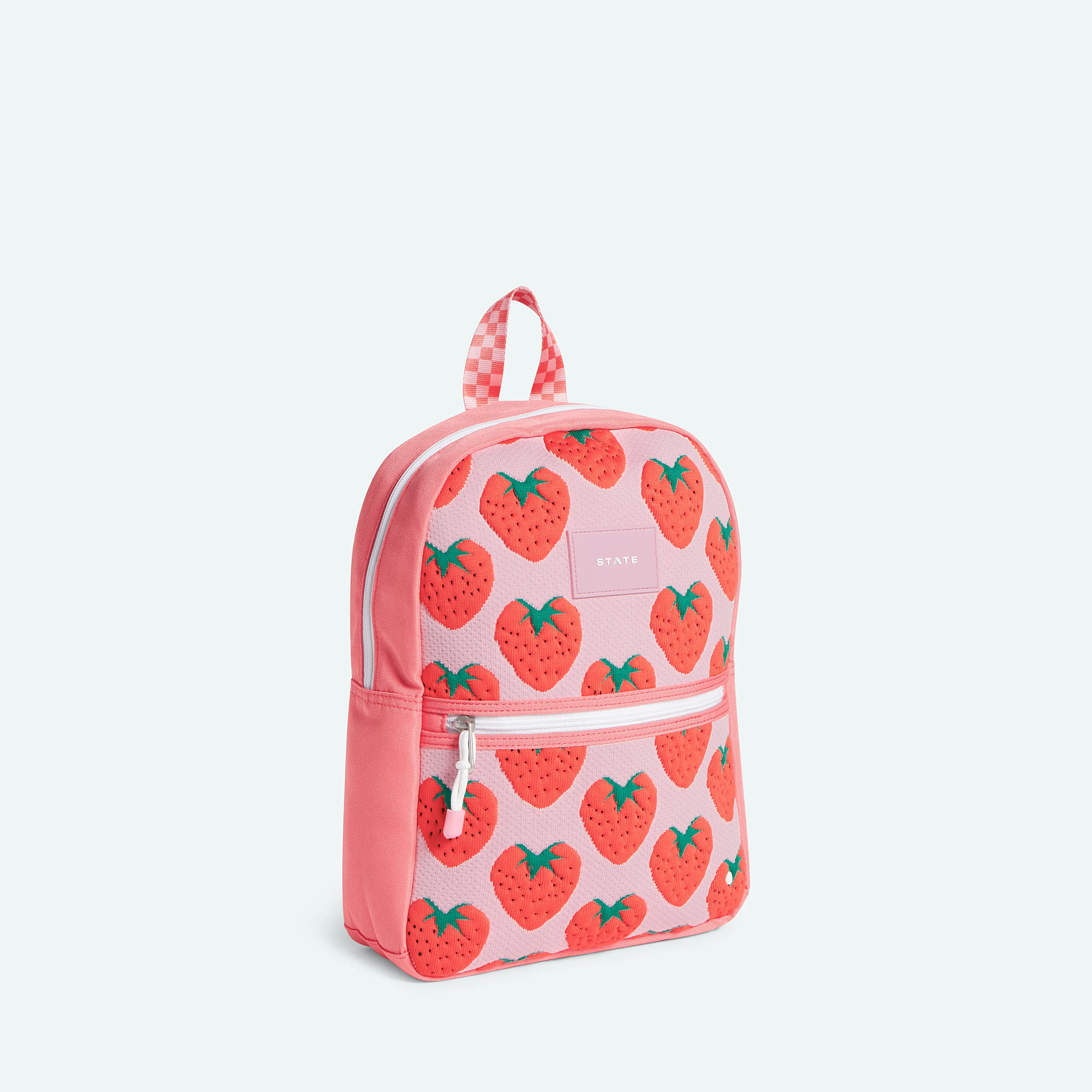 State Bags Kane Kids Mini Backpack - Strawberry Intarsia