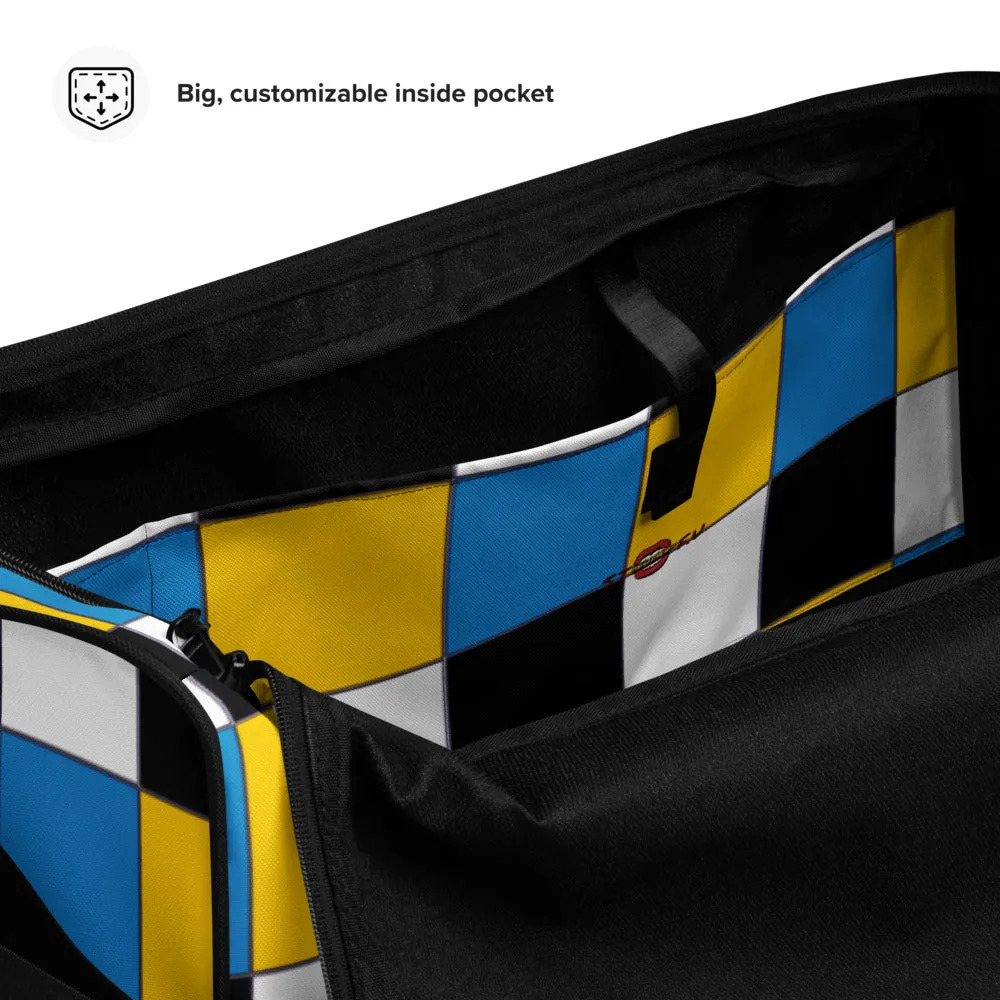 STFU Ice Blue Logo Colorblock Duffel bag