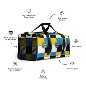 STFU Ice Blue Logo Colorblock Duffel bag