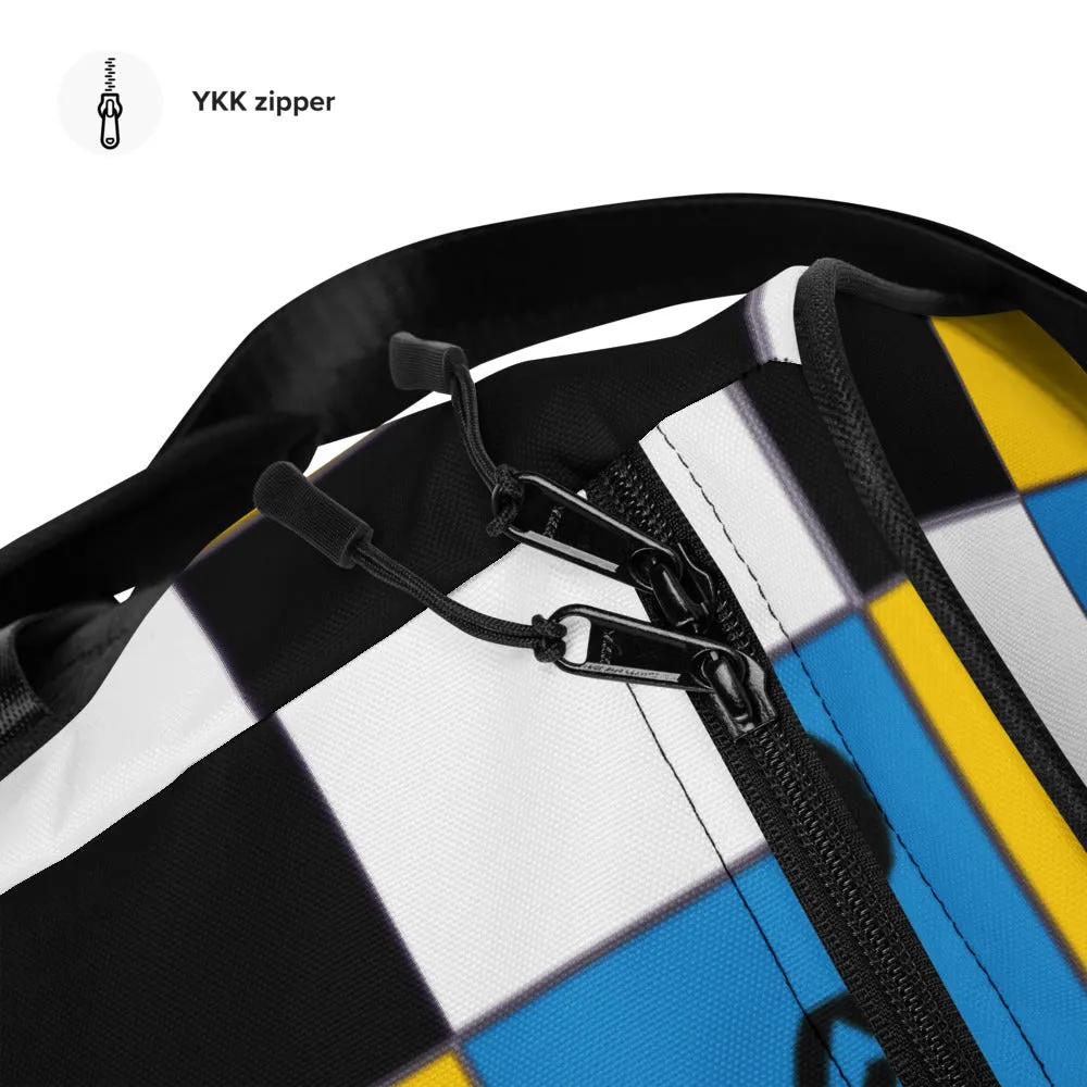 STFU Ice Blue Logo Colorblock Duffel bag